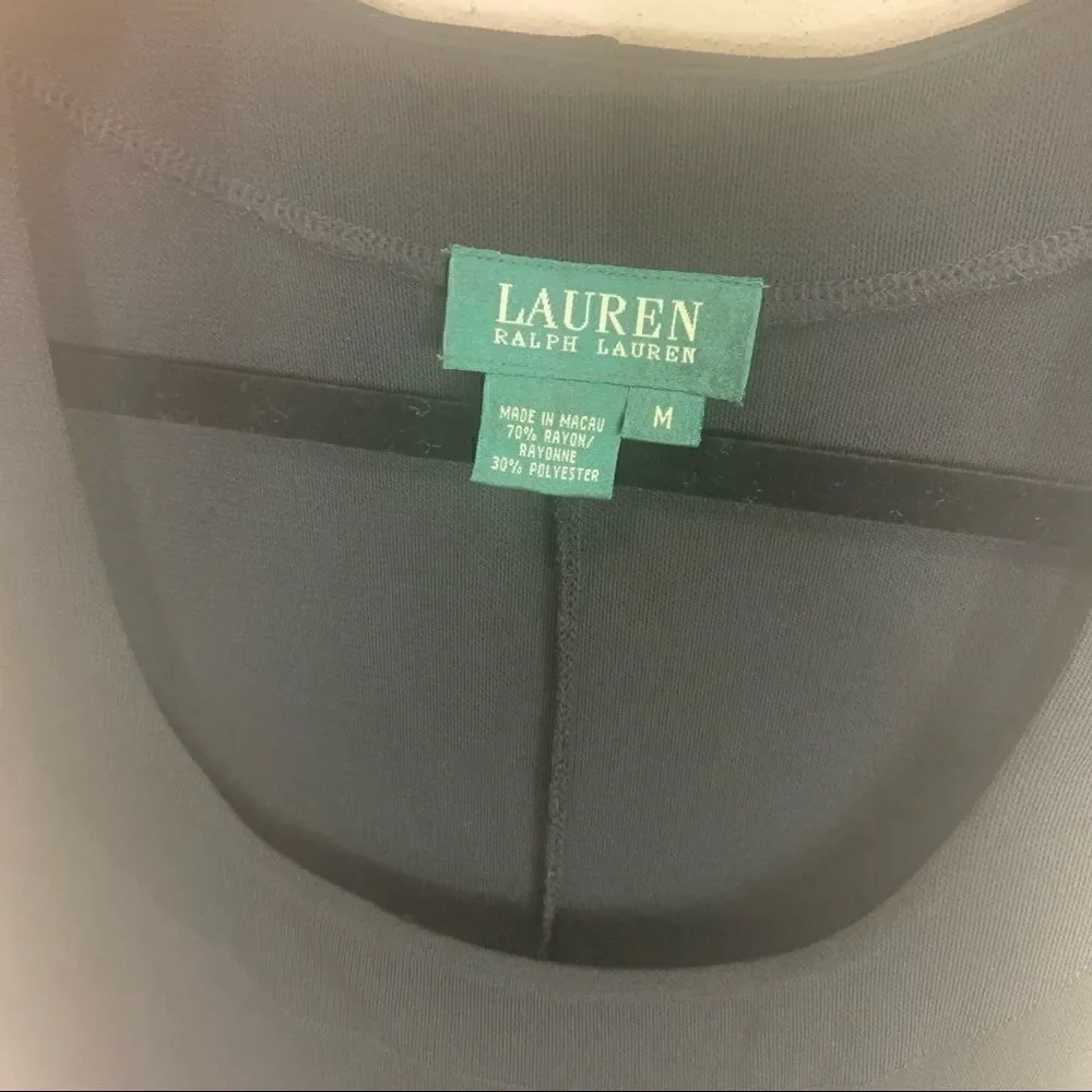 Lauren Ralph Lauren black dress cute pleats
